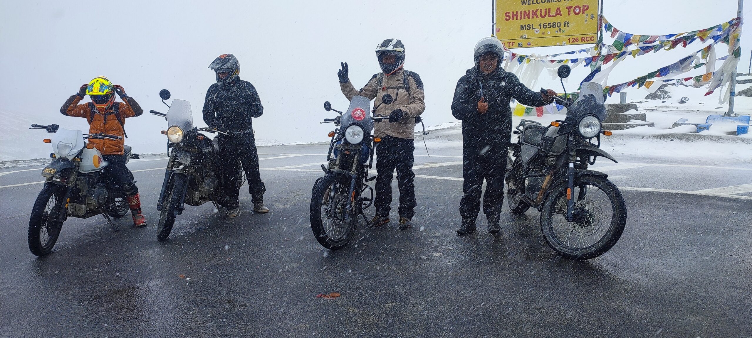 women motorcycle tour India riders on scenic Himalayan road